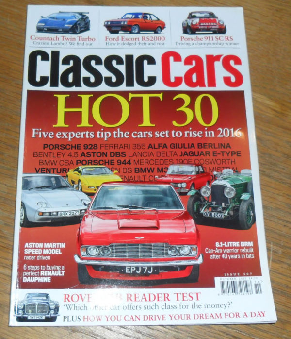 Classic Cars Magazine October 2015