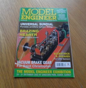 Model Engineer Vol 189 #4182 15th November 2002