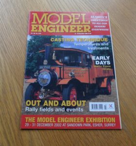 Model Engineer Vol 189 #4184 13th December 2002